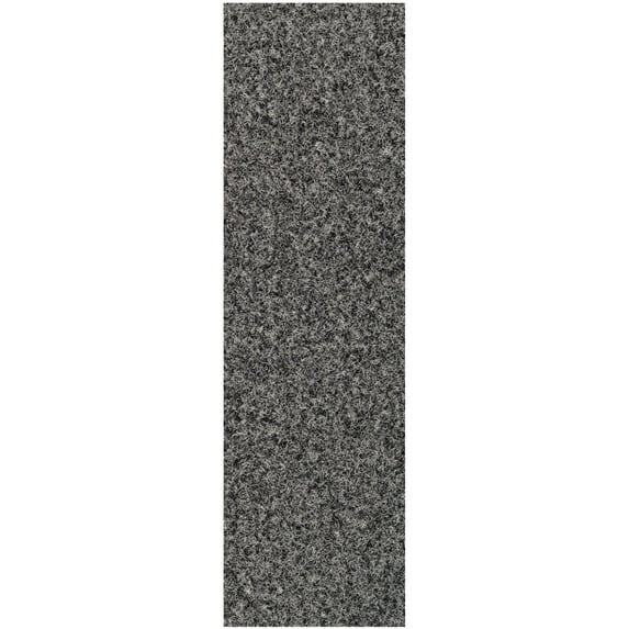 Saturn Collection Rubber Marine Backing Pet Friendly Runner Grey - 2' x 20' Rug