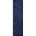 thumbnail image 1 of Saturn Collection Rubber Marine Backing Pet Friendly Runner Navy - 4' x 42' Rug, 1 of 1