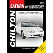 Saturn Coupes, Sedans & Wagons covering the SC, SC1, SC2, SW1 & SW2 1991-02 Chilton Repair Manual USA ^