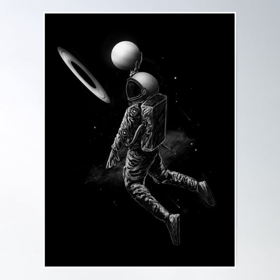 Saturn Dunk Poster Wall Art, Modern Wall Decor, 16x24 UNFRAMED