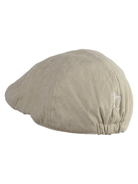 Saturn Embroidered Suede Duck Bill Ivy Hat - Tan OSFM