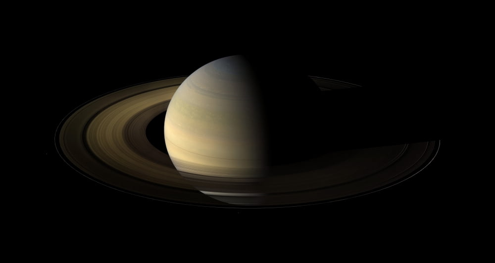 Saturn Equinox Canvas Art - Stocktrek Images (39 x 21)