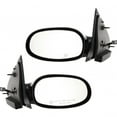 thumbnail image 1 of For Saturn L300 2001 2002 2003 2004 Door Mirror Driver and Passenger Side | Pair | Power | Heated | Paint to Match | Replacement For 22707324, 22707325 | GM1320235, GM1321235, 1 of 6