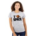 thumbnail image 1 of Saturn Love I Heart Outer Space Womens Slim Fit Graphic Tee Brisco Brands S, 1 of 5