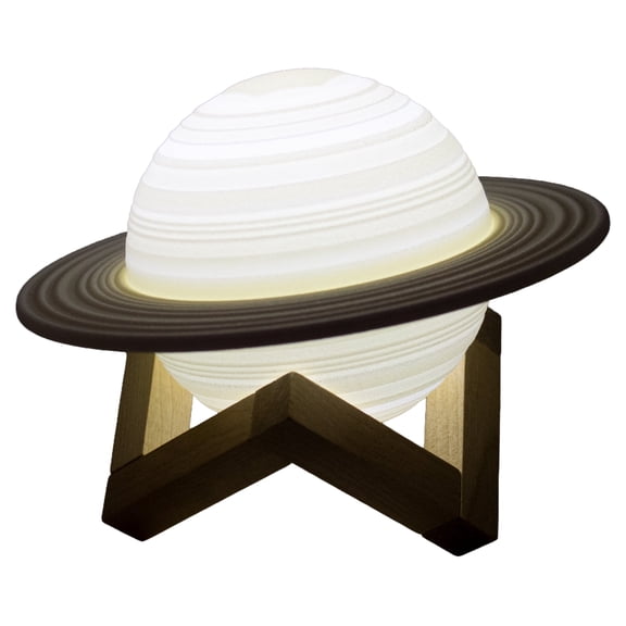 Saturn Night Lamp with Night Light Stand and Remote Control