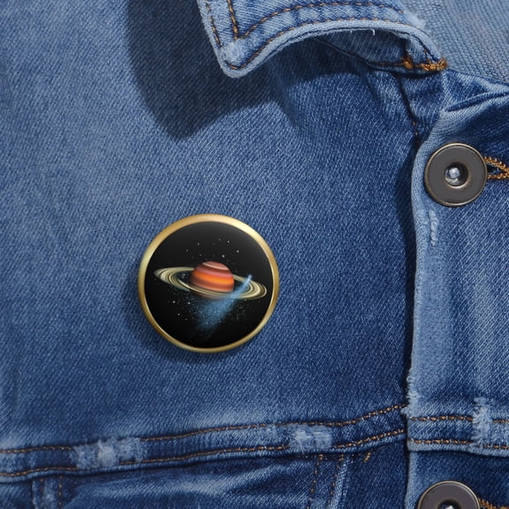 Saturn Pin Button