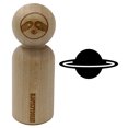 thumbnail image 1 of Saturn Planet Symbol Rubber Stamp for Scrapbooking Crafting Stamping - Small 3/4 Inch, 1 of 7