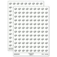 thumbnail image 1 of Saturn Planet with Rings and Stars 200+ Round Stickers - White - Matte Finish - 0.50" Size, 1 of 3