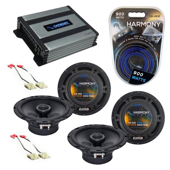 Saturn SL1/SL2/Sport Coupe 1991-1999 OEM Speaker Upgrade Harmony & HA-A400.4 Amp