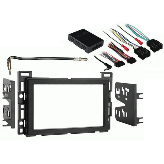 Saturn Sky 2007-2009 Double DIN Stereo Harness Radio Install Dash Kit Package