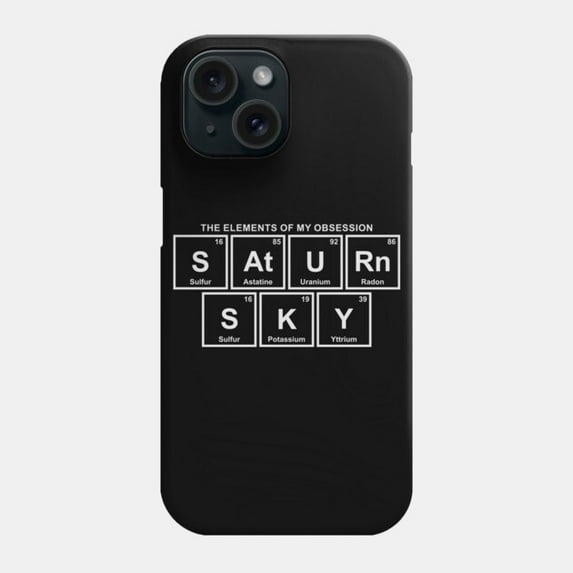 Saturn Sky Elements Protective Cover for iPhone 11–17 Pro Max Cosmic Graphic