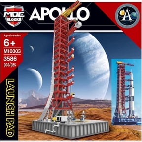 Saturn-V Launch Umbilical Tower Building Blocks Launch Pad Bricks Toys for 21309