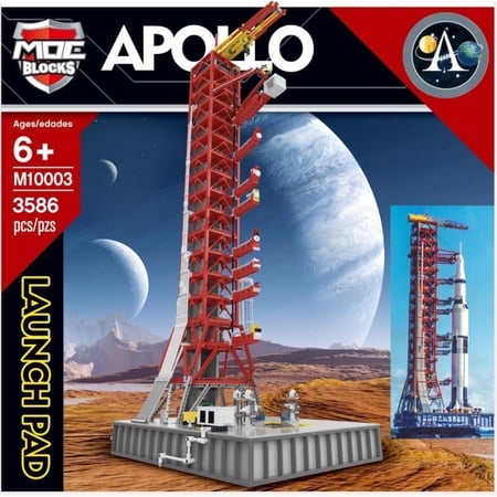 Saturn-V Launch Umbilical Tower Building Blocks Launch Pad Bricks Toys for 21309