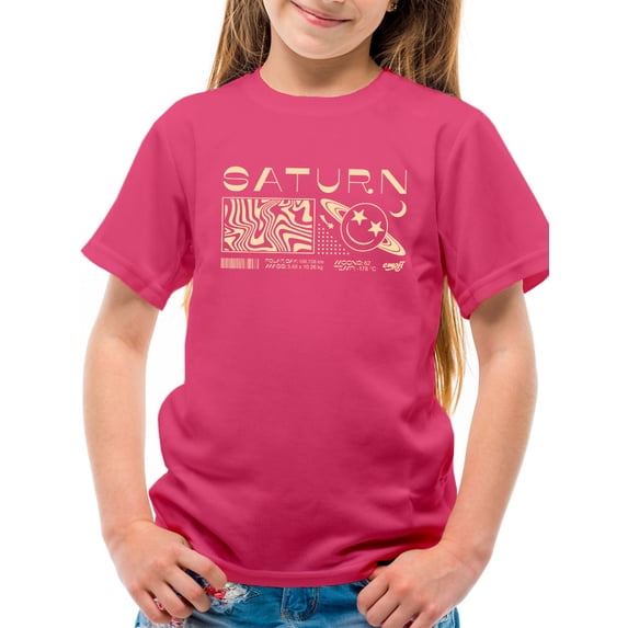 Saturn Vibes - Cosmic Planet Emoji Design Youth's T-shirt