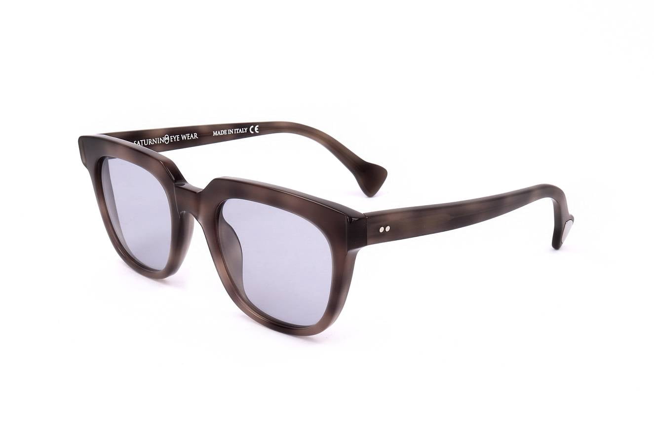Lunettes De Soleil Eyepetizer QUATRE Blanc Et Turquoise - Monture Avana 46/21/145 - Unisexe Adulte - Neuf Avec étiquettes