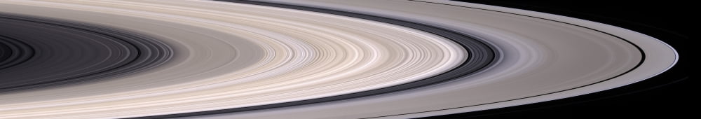 Saturns ring system Canvas Art - Stocktrek Images (69 x 12)