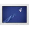 thumbnail image 1 of Satushek, Steve 18x13 White Modern Wood Framed Museum Art Print Titled - Canada, BC Four fighter jets fly in formation, 1 of 4