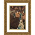 thumbnail image 1 of Satushek, Steve 23x32 Gold Ornate Wood Framed with Double Matting Museum Art Print Titled - Germany, Rothenburg, Overview of rooftops, 1 of 4