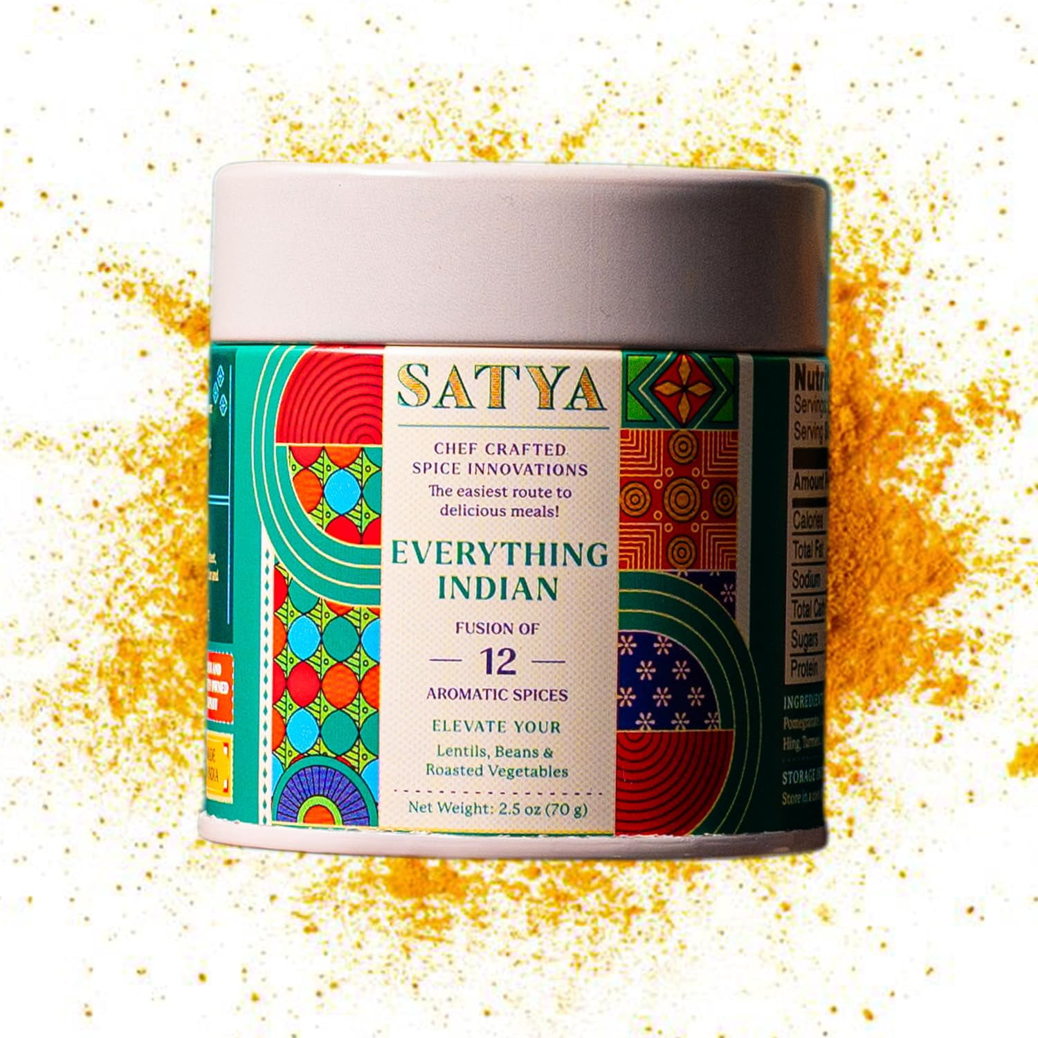 Satya Blends, Everything Indian Masala 2.5oz - Tangy, Spicy Flavor ...