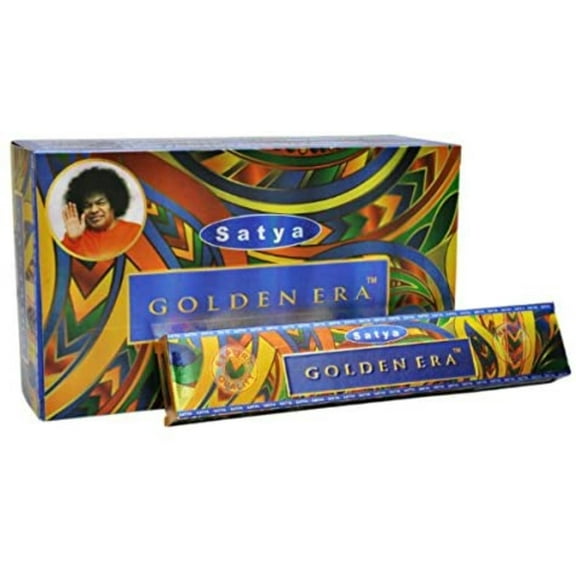 Satya Golden Era Incense Sticks Agarbatti 180 grams Box | 12 Packs of 15 Grams in a Box | Export Quality, This listing is for Satya incense Sticks By Brand Satya