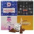 thumbnail image 1 of Satya Incense Cones Variety Pack #1 And Cone Incense Burner Bundle With 4 Legacy Fragrances, 1 of 5