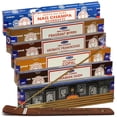 thumbnail image 1 of Satya Incense Sticks Variety Pack #4 and Incense Stick Holder Bundle with 6 Resin Based Fragrances, 1 of 3