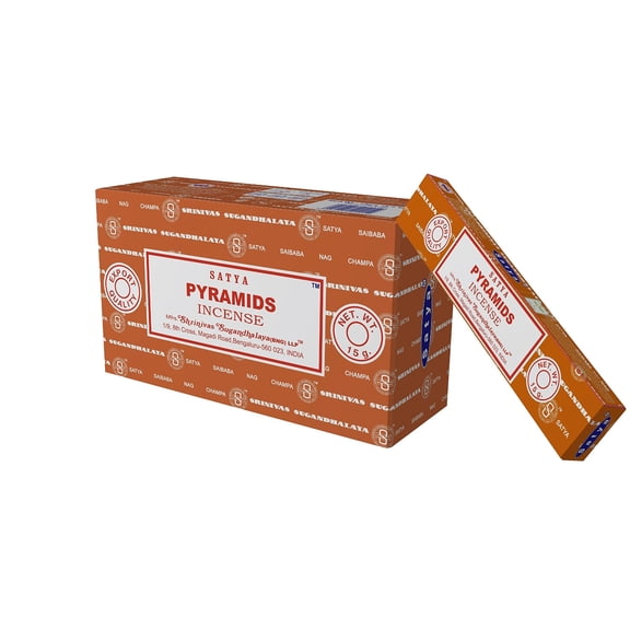 Satya Nag Champa Pyramids Incense Sticks, 12 Count