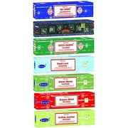 Satya Relaxation 7 Packs Nag Champa Incense Sticks Assorted Set