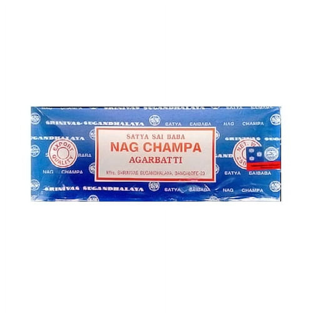 Satya Sai Baba Nag Champa Agarbatti Incense - 250 Grams, 3 Pack