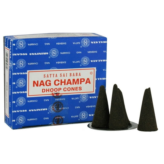 Satya Sai Baba Nag Champa Incense, 12 Cones