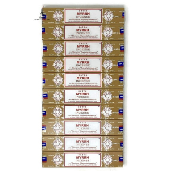 Satya Sai Baba Nag Champa - Myrrh Incense Sticks