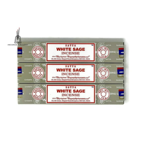 Satya Sai Baba Nag Champa - White Sage Incense Sticks