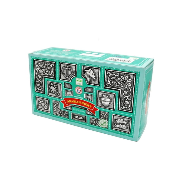 Satya Super Hit Arabian Nights Incense Sticks Case 12 Packs of 15gm