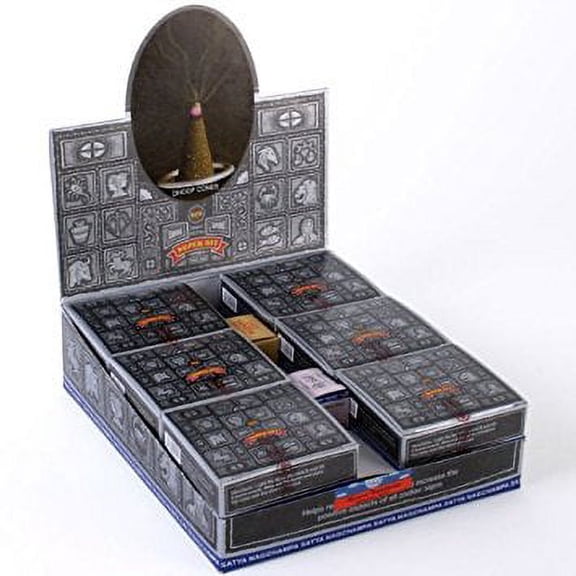 Satya Super Hit Cones, 144 Cones Box