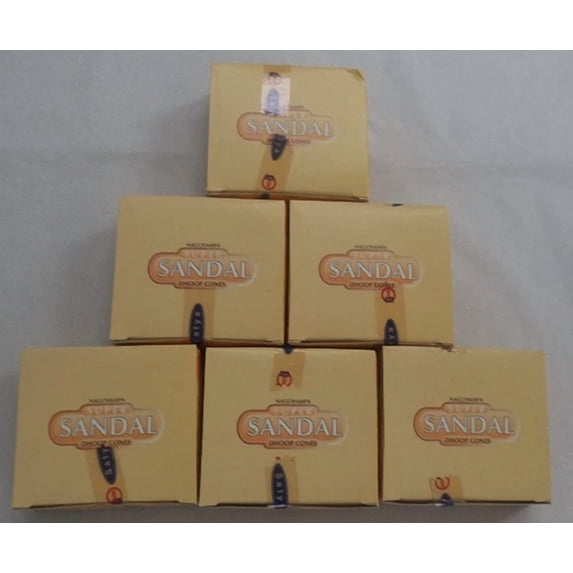 Satya Super Sandal Incense Cones Sai Baba 6 X 12 (72)