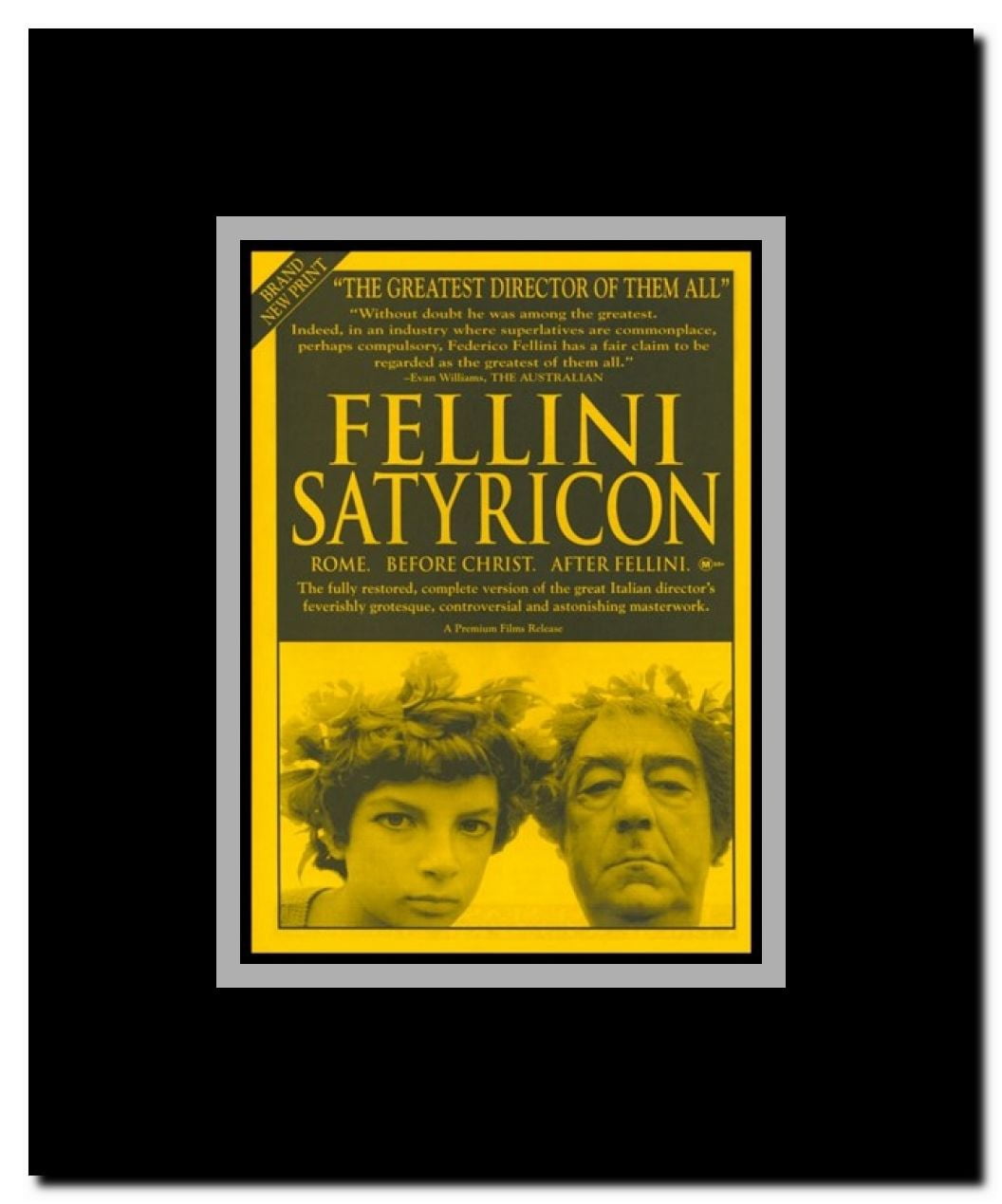 Satyricon Framed Movie Poster