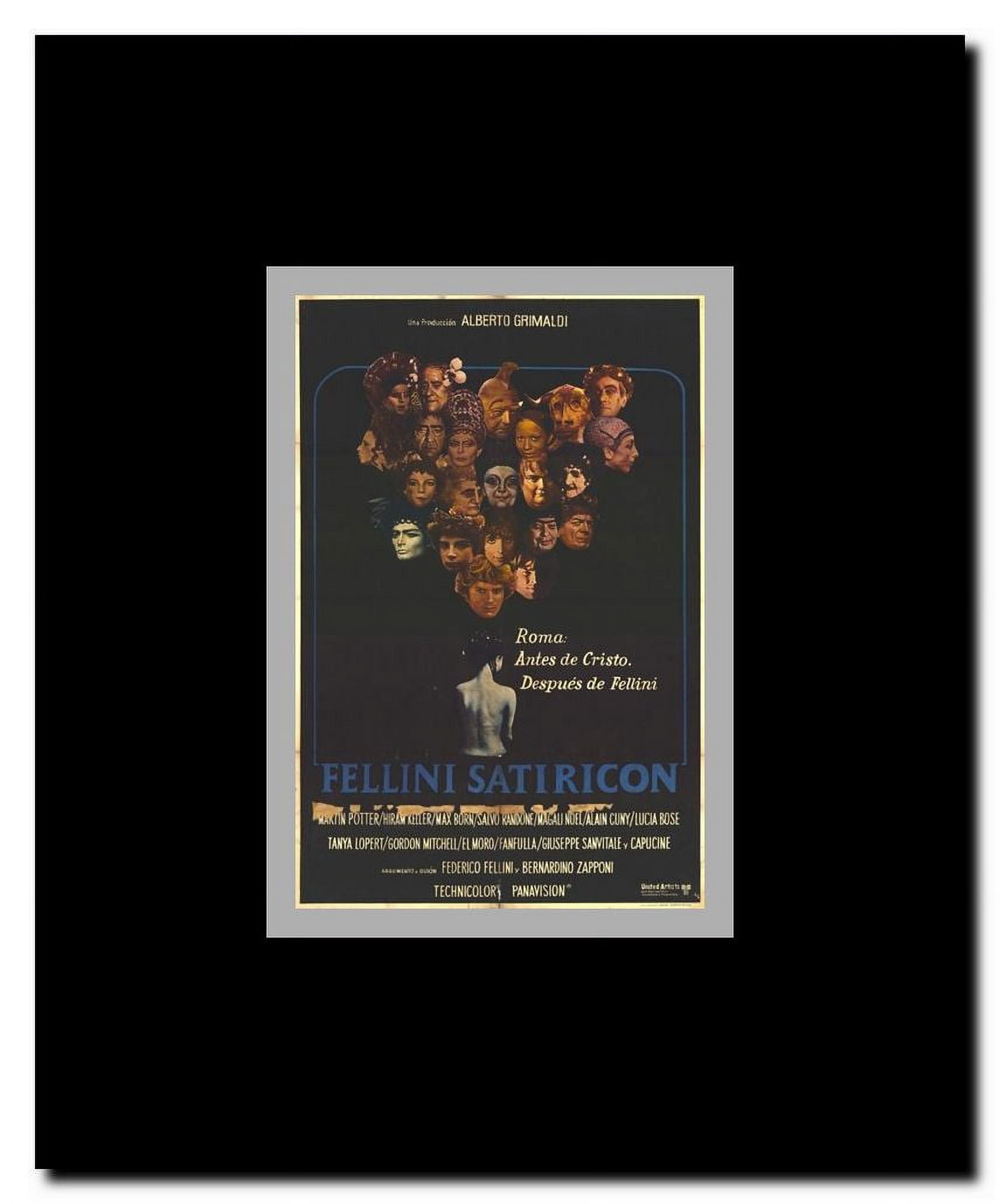Satyricon Framed Movie Poster