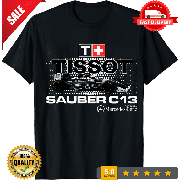 Sauber C13 - 1994 F1 Season - Short-Sleeve Racing T-Shirt, Unisex T-Shirt, LIMITED EDITION-TH64603