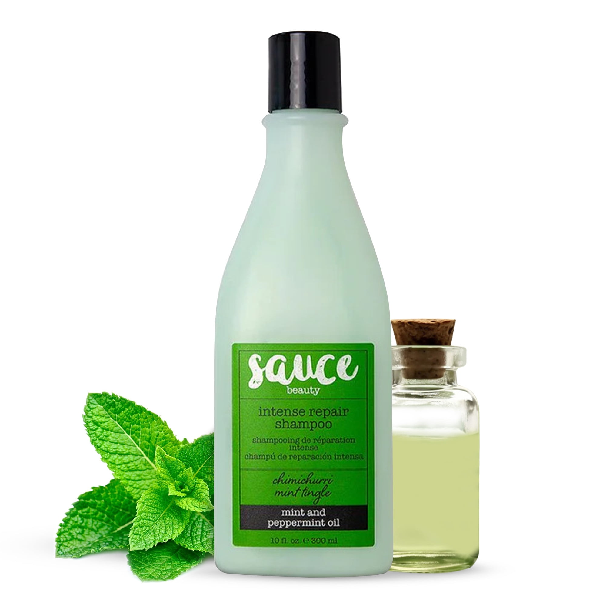 Sauce Beauty Intense Repair Shampoo, Chimichurri Mint Tingle Hair