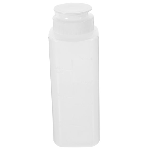 FUEENIRVA Reusable Plastic Squeeze Bottle with Measurement Scale for Cooking Oil and Salad Dressing