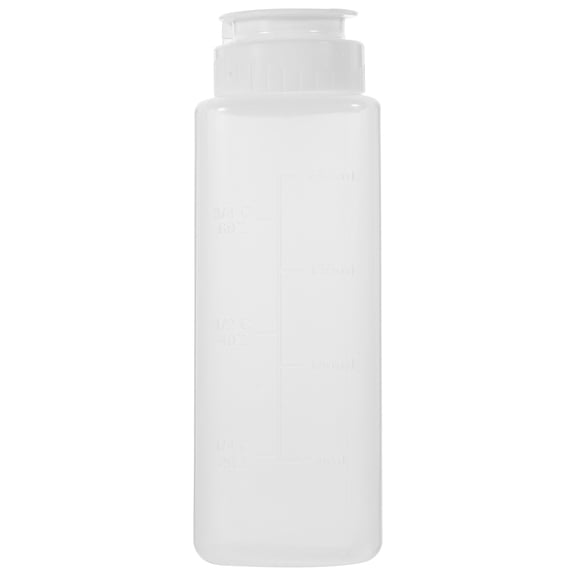 Leakproof Reusable Squeeze Bottle for Sauces, Condiments, Cooking Oils - Easy Dispensing Container for Kitchen and Cooking Use