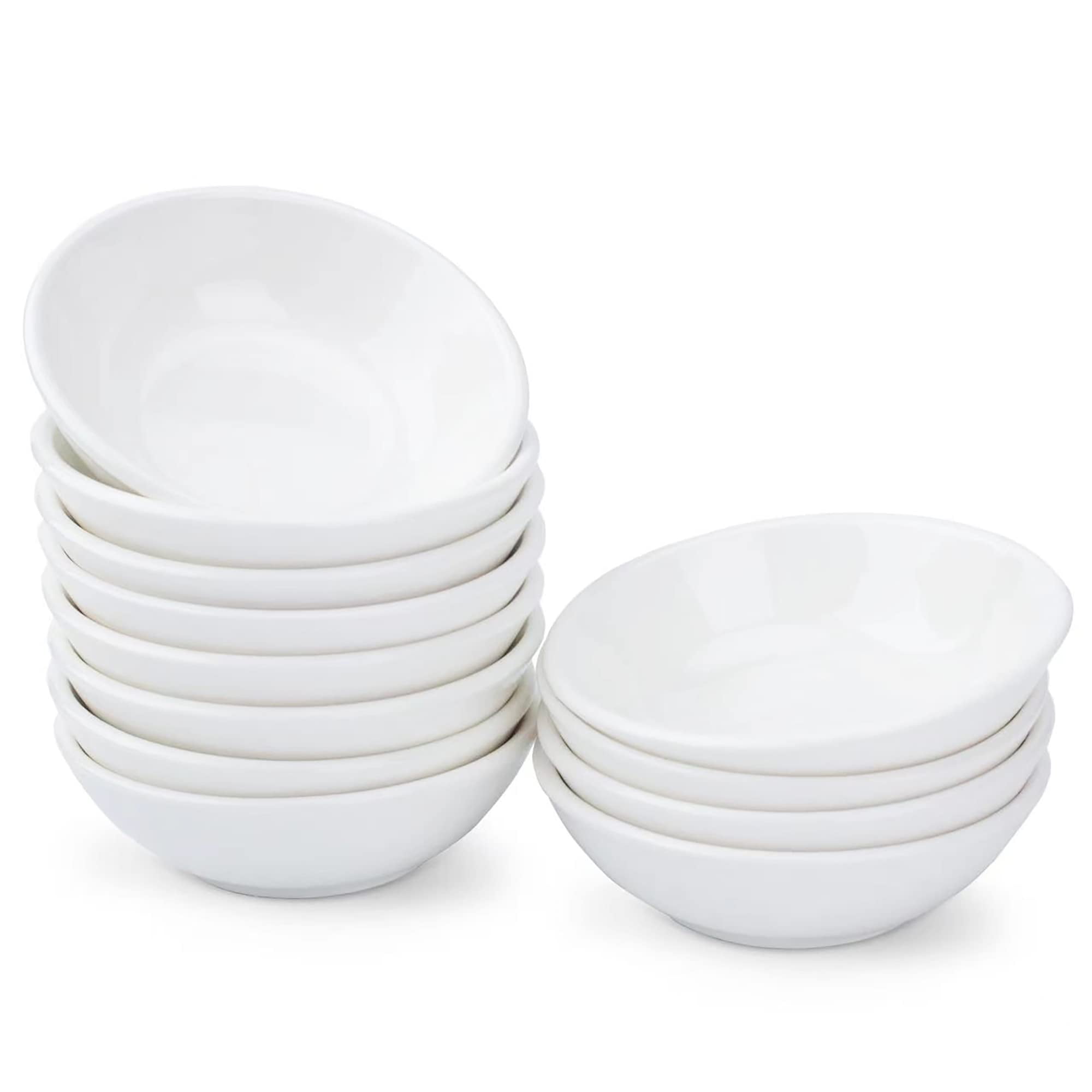 Sauce Dish Dipping Bowls, 12 Pack Ceramic Dip Bowls Set, 1.2 Oz Soy