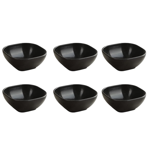 Sauce Dishes Set of 6, Wheat Straw Dipping Bowls for Soy Sauce and Condiments, Unbreakable Small Plates, Dishwasher and Microwave Safe Reusable Appetizer Dishes