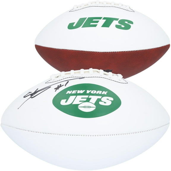 Sauce Gardner New York Jets Autographed Franklin White Panel Football - Fanatics Authentic Certified
