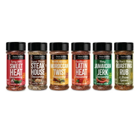 Sauce Goddess Spice 6 Pack Sampler