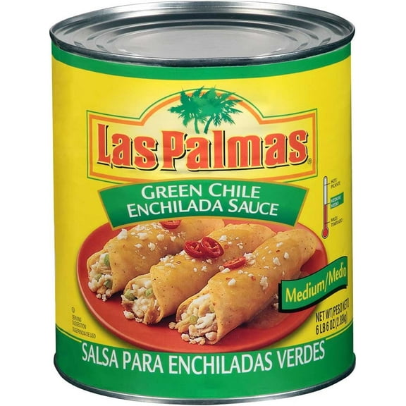 Sauce Las Palmas Green Enchilada Medium, no.10 Can -- 6 Case 10