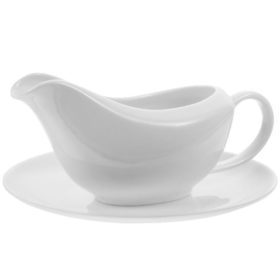 PTOOTP Ceramic Sauce Cup White 1 Set 6.7x5.5x2.7in