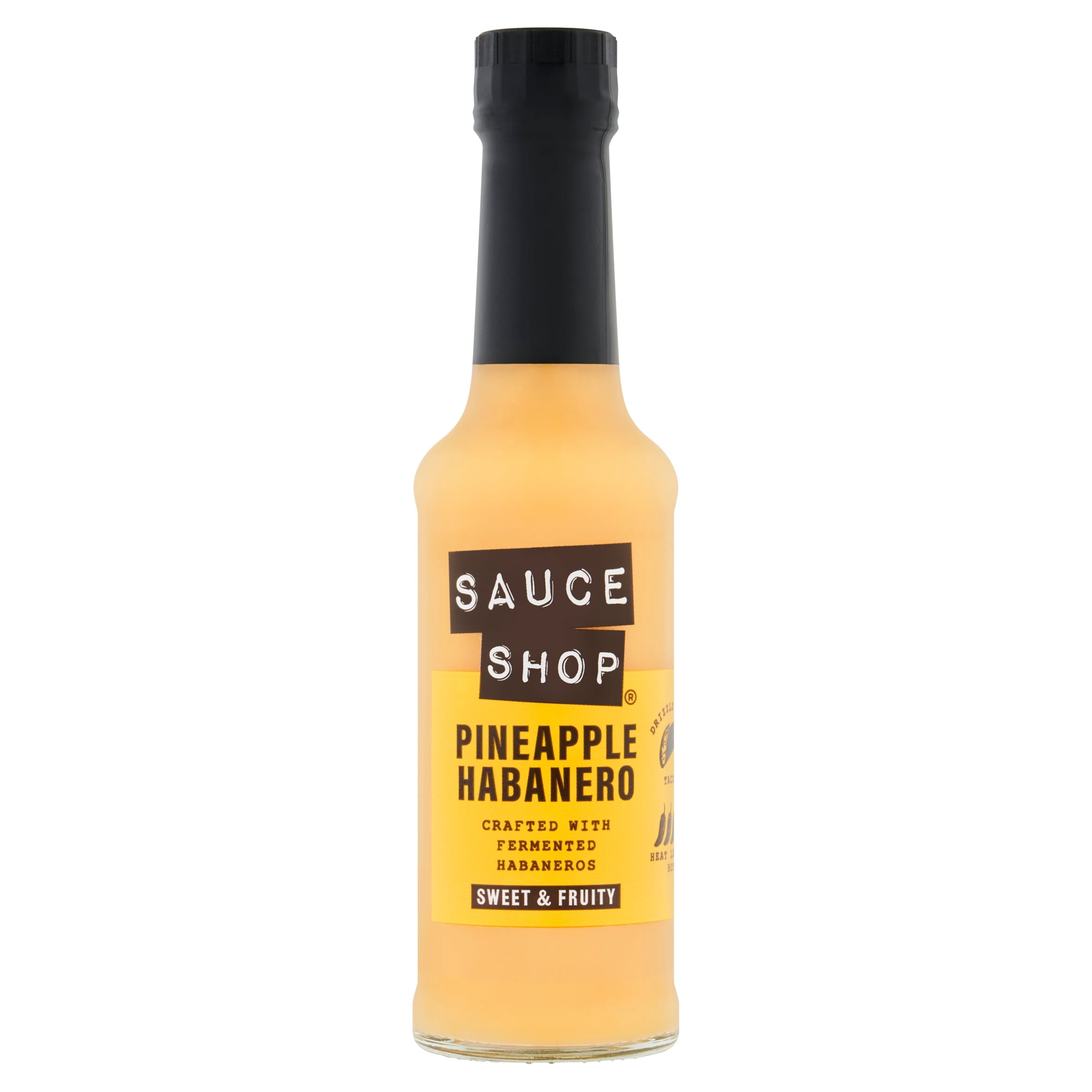 Sauce Shop Pineapple Habanero Hot Sauce 160g, Imported from Britain