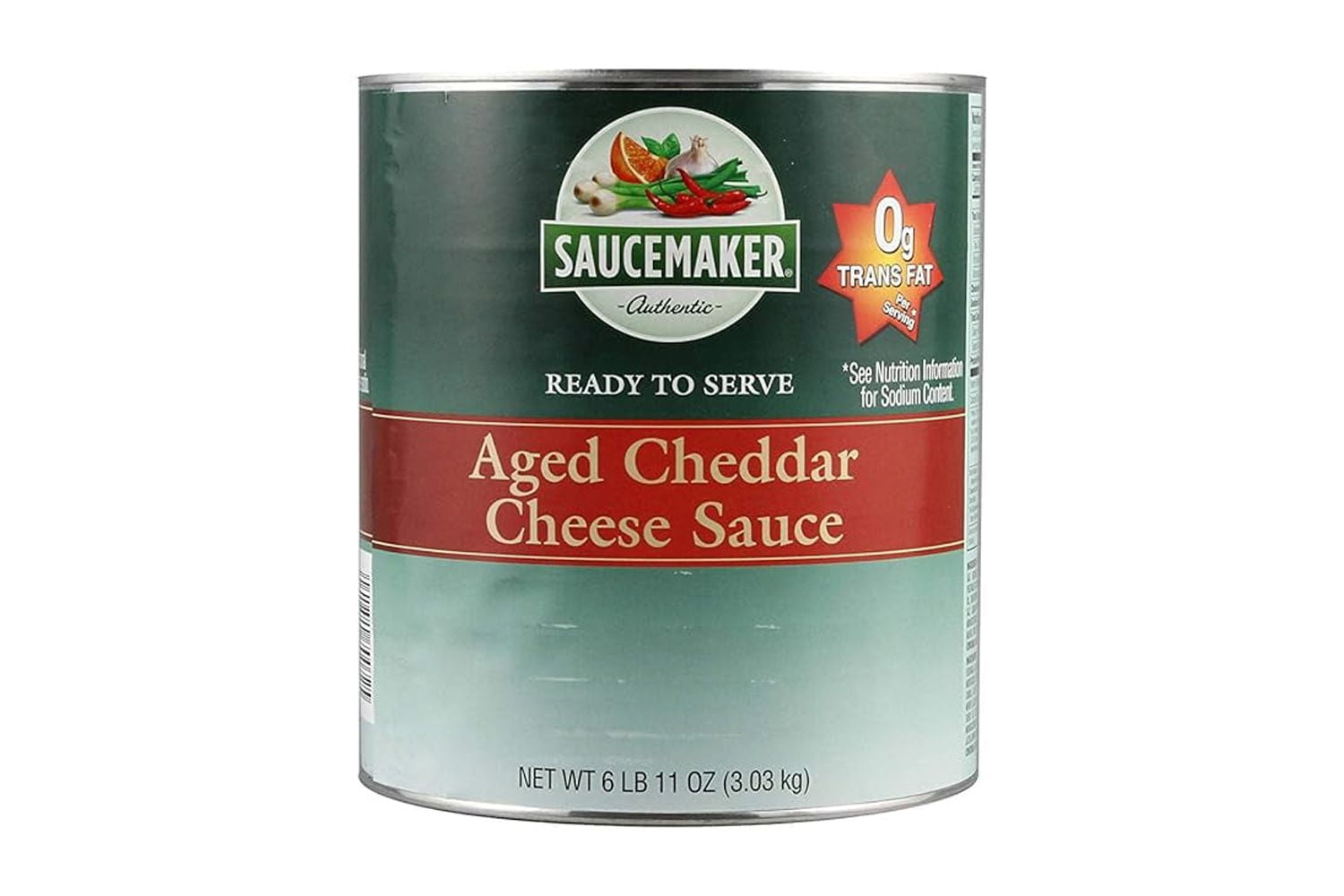 Saucemaker Aged Cheddar Cheese Sauce, Number 10 Can 6 cans per case