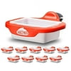 Saucemoto Dip Clip | An in-car sauce holder for ketchup and dipping sauces. As seen on Shark Tank (, Red)